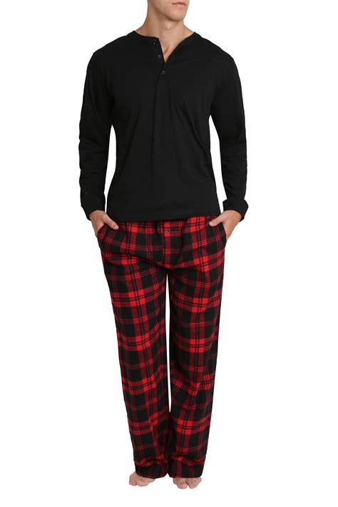 red and black flannel pajamas